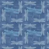 Bloom Manor Collection-Dragonfly Wash-Denim-Quilting Cotton-94240104-01