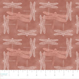 Bloom Manor Collection-Dragonfly Wash-Coral-Quilting Cotton-94240104-02