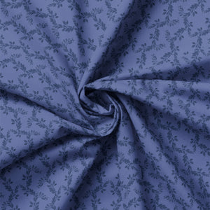 Bloom Manor Collection-Leaf Arch-Denim-Quilting Cotton-94240105-01