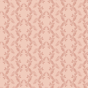 Bloom Manor Collection-Leaf Arch-Peach-Quilting Cotton-94240105-02