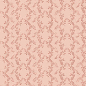 Bloom Manor Collection-Leaf Arch-Peach-Quilting Cotton-94240105-02