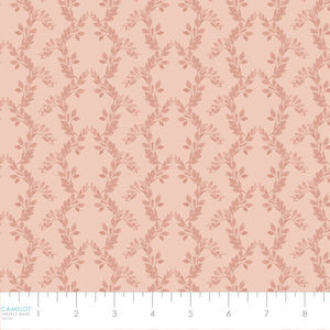 Bloom Manor Collection-Leaf Arch-Peach-Quilting Cotton-94240105-02