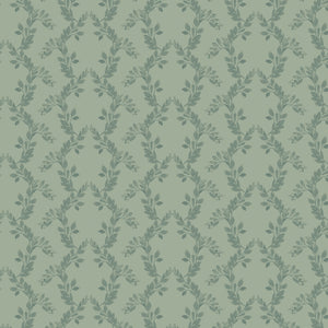 Bloom Manor Collection-Leaf Arch-Sage-Quilting Cotton-94240105-03