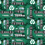 Tonka Collection IV-Recycling Trucks-Green-Quilting Cotton-95060403-01