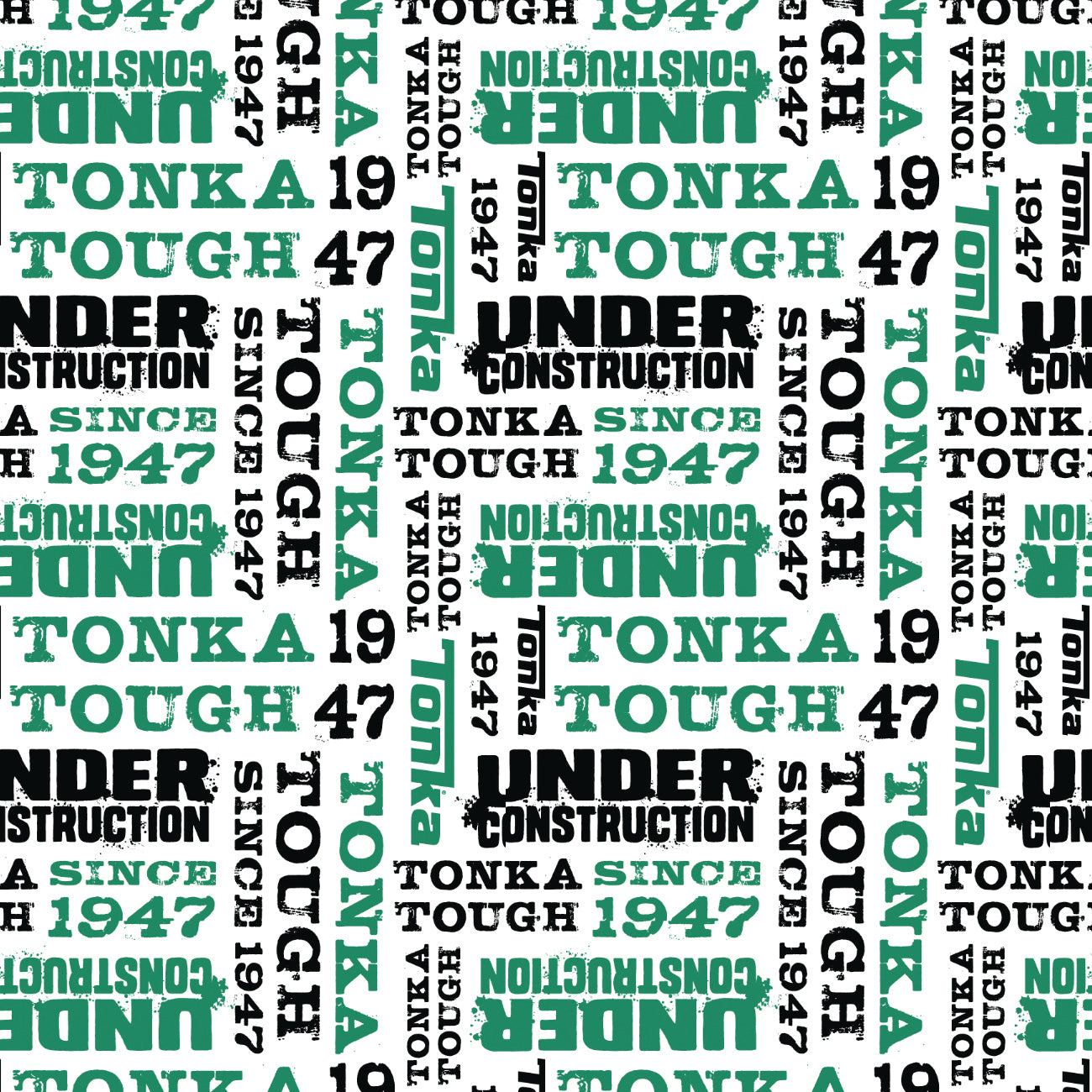 Collection  Tonka IVEn Construction Vert-100% Coton-95060405-03