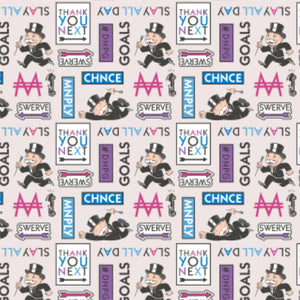 Monopoly Tossed Monopoly Expressions- Ctn 2Yd Cut