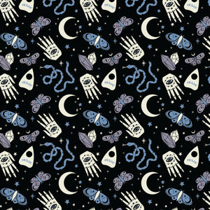 Ouija Collection II-Dark and Whimsical-Black-100% Cotton-95090203-02