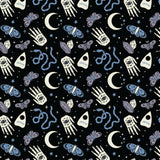 Ouija Collection II-Dark and Whimsical-Black-100% Cotton-95090203-02