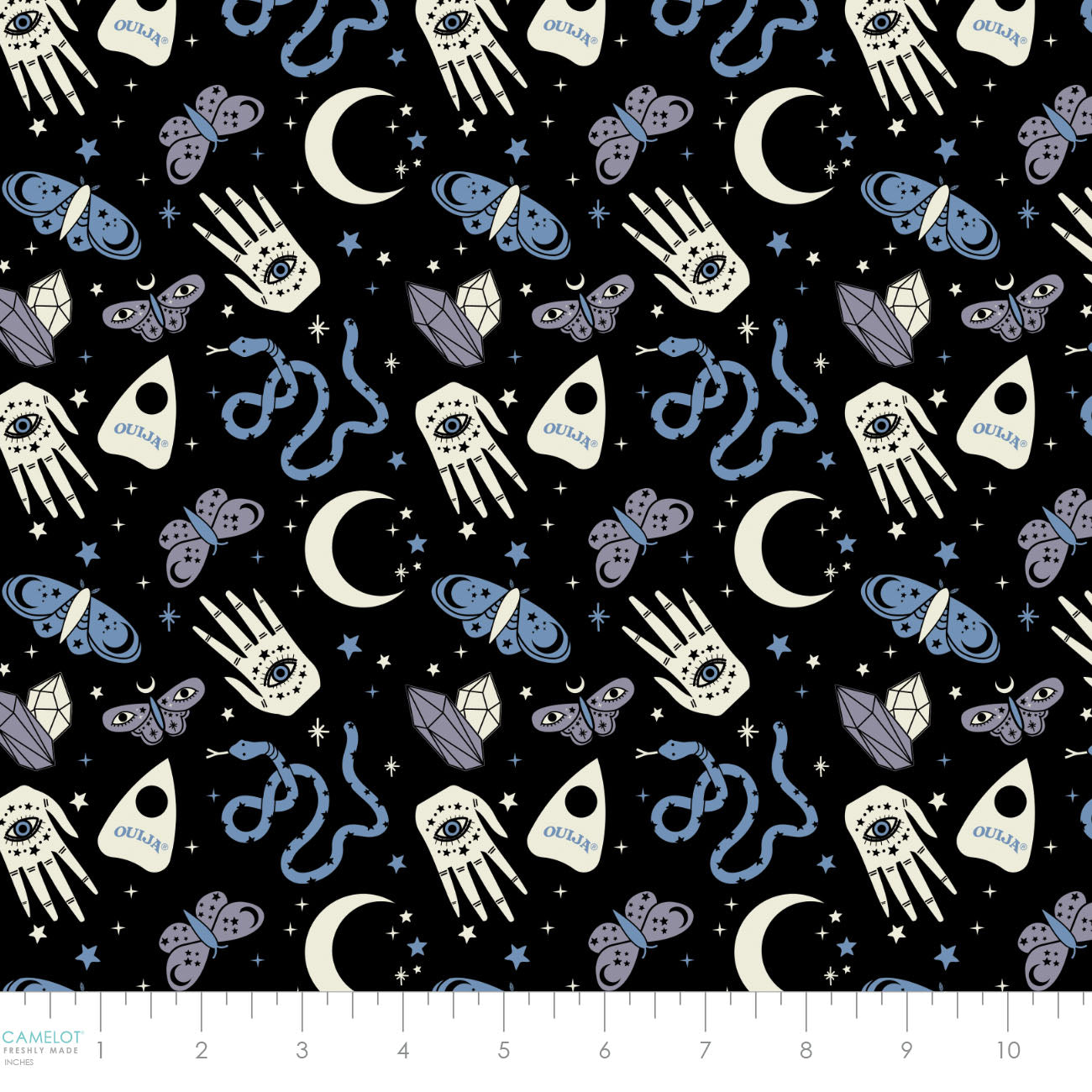 Ouija Collection II-Dark and Whimsical-Black-100% Cotton-95090203-02