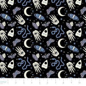 Ouija Collection II-Dark and Whimsical-Black-100% Cotton-95090203-02
