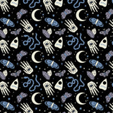 Ouija Collection II-Dark and Whimsical-Black-100% Cotton-95090203-02