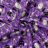 Ouija Collection III-Oracle Mystérieux-Mauve-100% Coton-95090302-04