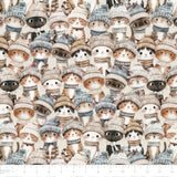 Frosted Paws Collection-Cozy Kitten Crowd-Multi-100% Cotton-97260103-01