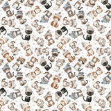 Frosted Paws Collection-Cozy Kitten Toss-White-100% Cotton-97260104-01