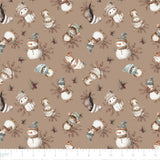 Frosted Paws Collection-Snow Friends Toss-Tan-100% Cotton-97260105-01