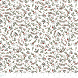 Frosted Paws Collection-Berry Branches-White-100% Cotton-97260106-01