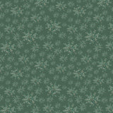 Frosted Paws Collection-Leafy Snowflakes-Green-100% Cotton-97260107-01