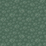 Frosted Paws Collection-Leafy Snowflakes-Green-100% Cotton-97260107-01