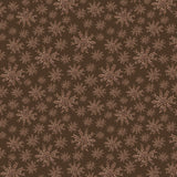 Frosted Paws Collection-Leafy Snowflakes-Brown-100% Cotton-97260107-03