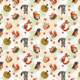 Collection Contes de la Forêt-Amis de la Forêt Multi Direction- Blanc-100% Cotton-97260205-01