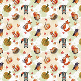 Collection Contes de la Forêt-Amis de la Forêt Multi Direction- Blanc-100% Cotton-97260205-01