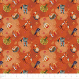 Collection Contes de la Forêt-Amis de la Forêt Multi Direction-Orange-100% Coton-97260205-02