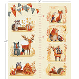 Panneau Livre Contes de la Forêt 36" x 43.5"-Multi-100% Cotton-97260207P-01