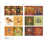 Collection Contes de la Forêt-Panneau Livre Contes de la Forêt 36" x 43.5"" -Multi-100% Cotton-﻿97260208P-01