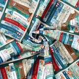 Beach Reads Collection-Bookshelf-Quilting Cotton-98250302-01
