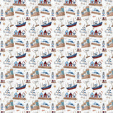 Beach Reads Collection-Coastal Trinkets-Quilting Cotton-White -98250304-01