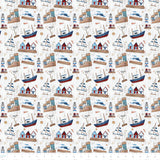 Beach Reads Collection-Coastal Trinkets-Quilting Cotton-White -98250304-01