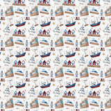 Beach Reads Collection-Coastal Trinkets-Quilting Cotton-White -98250304-01