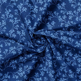 Beach Reads Collection-Botanical Waves-Quilting Cotton-Navy -98250305-01