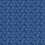 Beach Reads Collection-Botanical Waves-Quilting Cotton-Navy -98250305-01