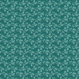 Beach Reads Collection-Botanical Waves-Quilting Cotton-Teal -98250305-02