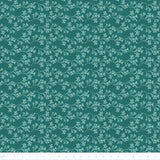 Beach Reads Collection-Botanical Waves-Quilting Cotton-Teal -98250305-02