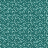 Beach Reads Collection-Botanical Waves-Quilting Cotton-Teal -98250305-02