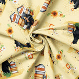 Collection Mignon comme une Abeille-Aventures avec les Ours Noirs- Jaune100% Coton-98260101-01