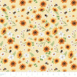 Collection Mignon comme une Abeille-Jardin des Bourdons-Jaune-100% Coton-98260103-01
