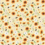 Collection Mignon comme une Abeille-Jardin des Bourdons-Jaune-100% Coton-98260103-01