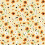 Collection Mignon comme une Abeille-Jardin des Bourdons-Jaune-100% Coton-98260103-01