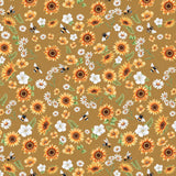 Collection Mignon comme une Abeille-Jardin des Bourdons- Brun-100% Coton-98260103-02