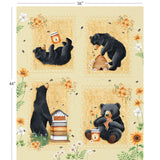 Collection Mignon comme une Abeille-Panneau Mignon comme une Abeille 36" x 43.5"-Multi-100% Coton-98260106P-01