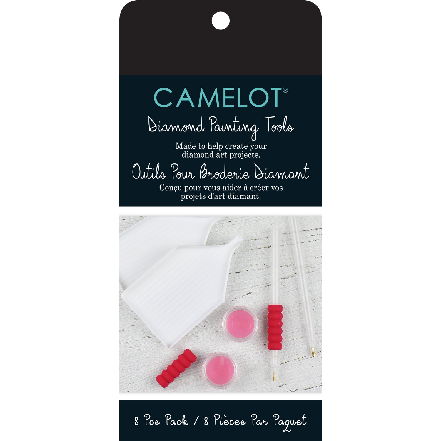 Outils de peinture diamantés paquet de 8 pièces-CAMACC005