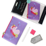 Kit de pochette zippée pour la peinture de licornes et de diamants-CD2123001DP