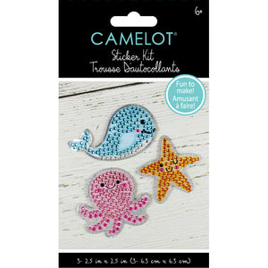 Ocean Side Diamond Painting Sticker Kit-CD2123001DZ