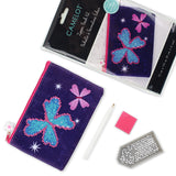 Butterfly Diamond Painting Zip Pouch Kit-CD2123002DP