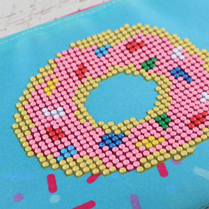 Doughnut Diamond Painting Zip Pouch Kit-CD2123003DP