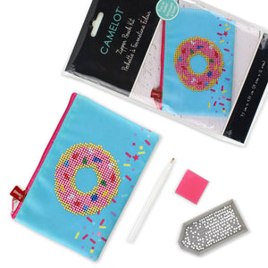 Kit de pochette zippée pour la peinture de beignets et de diamants-CD2123003DP