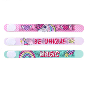 Kit bracelet de peinture de licorne magique avec diamants